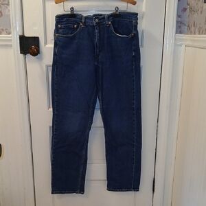 Levi's Men's Dark Blue Straight Jeans